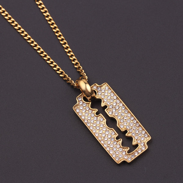 14K Layered Gold Stainless Steel Barber Chain