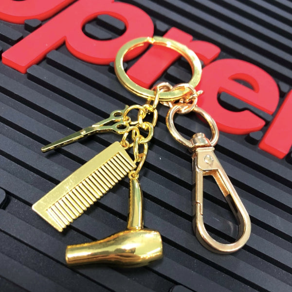 Barber Shop Personalized Key Chain