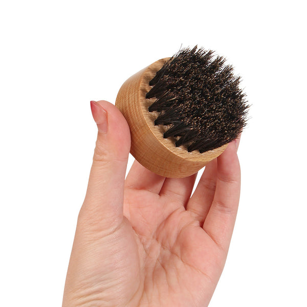 Boar Bristle Hair Face Cleaning Brush