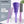 Load image into Gallery viewer, Purple 4pcs/Set Detangle Brush Set
