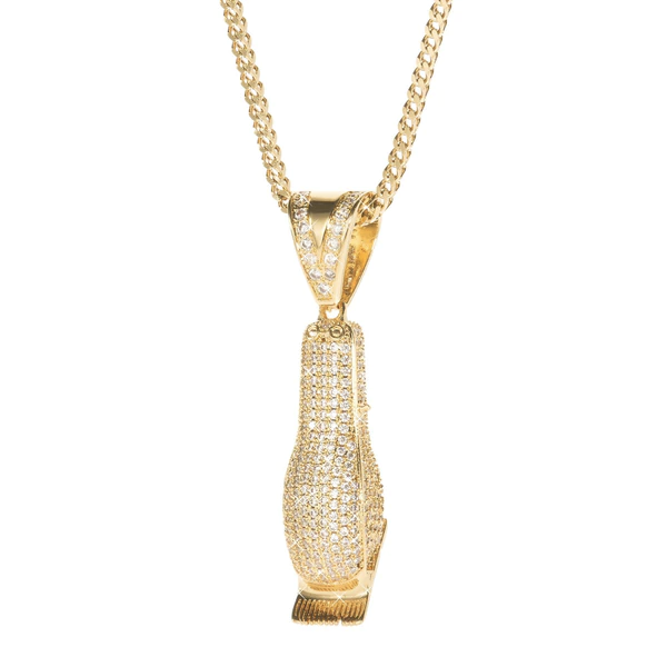 14K Layered Gold Stainless Steel Barber Chain