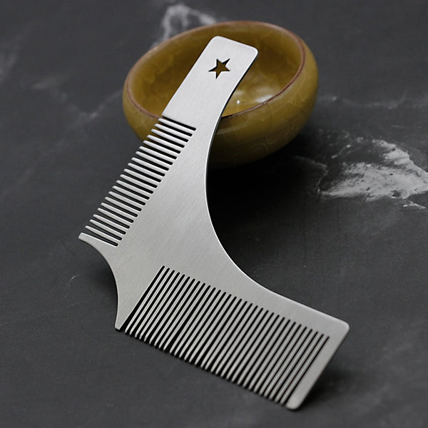 Stainless Steel Beard Stencil Shaving Tool