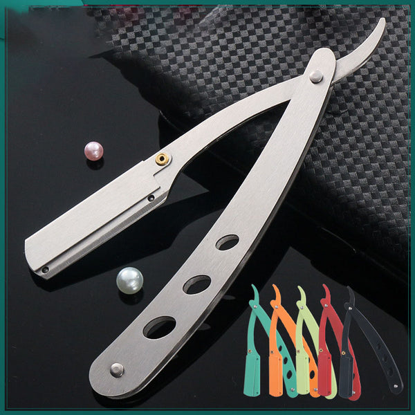 Stainless Steel Folding Razor in Colors