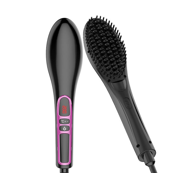 New Anti-Scalding Hair Straightener Brush