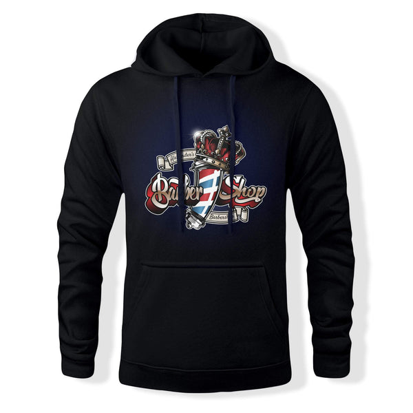 3D Barbershop Hoodies Blue AB17