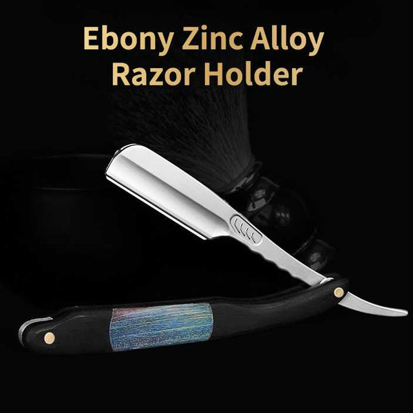 Ebony Zinc Alloy Razor Holder