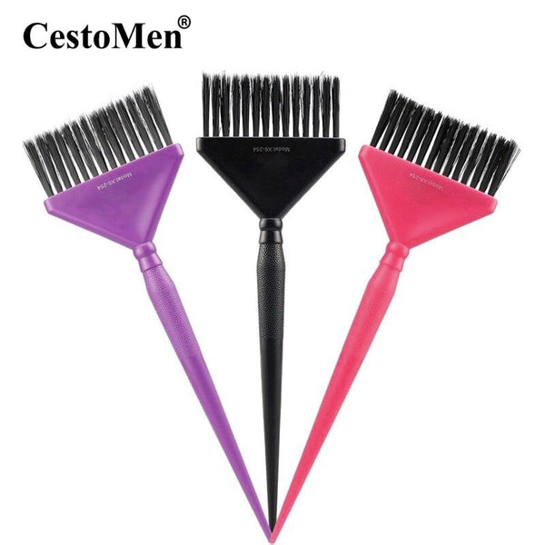 3 Color Hair Dyeing Brush