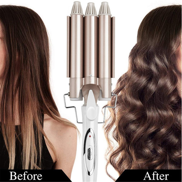 3-tube Egg Roll Hair Curler