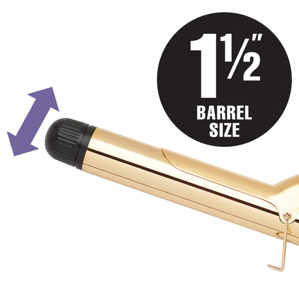 Professional 24K Gold Extra Long Curling Iron/Wand