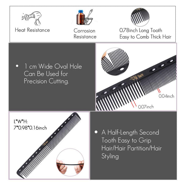 Styling Comb Set,Hairdresser Barber Comb Cutting Set