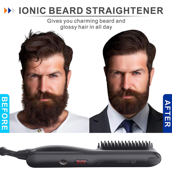 Hair Straightener Beard Kit for Men