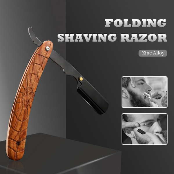 New Spider Shaving Razor with Wood Handle