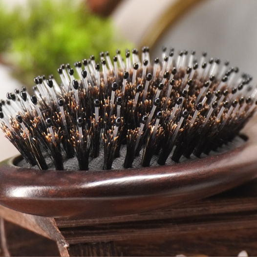 New Boar Bristle Detangle Hair Brush