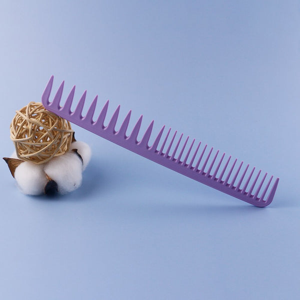 Beauty Wide Tooth Handle Hairdressing Comb