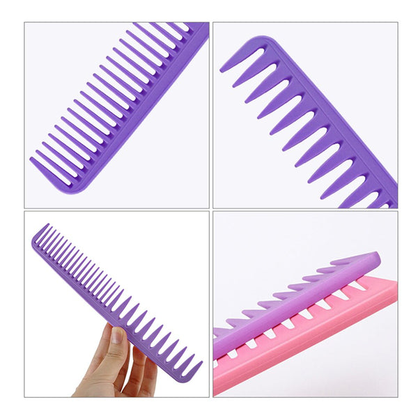 Beauty Wide Tooth Handle Hairdressing Comb