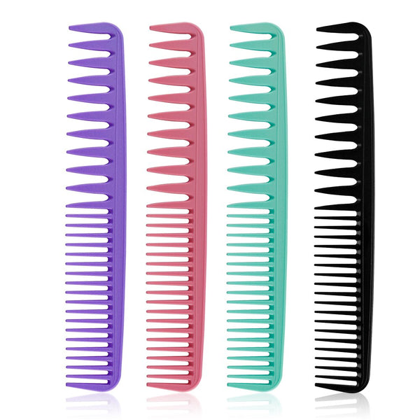 Beauty Wide Tooth Handle Hairdressing Comb