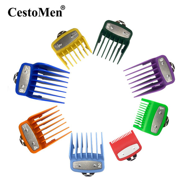 CestoMen 8Pcs Universal Hair Clipper Limit Comb Set