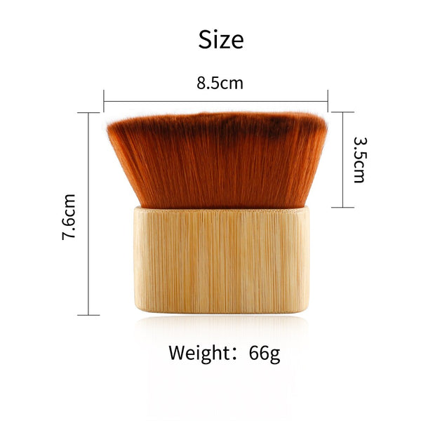 CestoMen Bamboo Handle Brush Fiber Soft Neck Duster