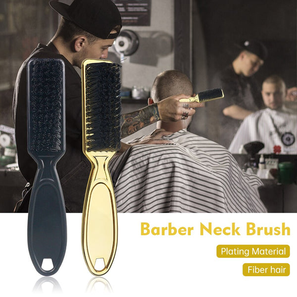 CestoMen Electroplate Barber Neck Brush