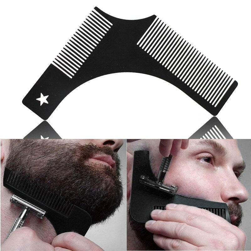 CestoMen Gentlemen Mustache Modeling Template Doublesided Beard