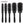 Load image into Gallery viewer, CestoMen Black Ceramic Round Brush
