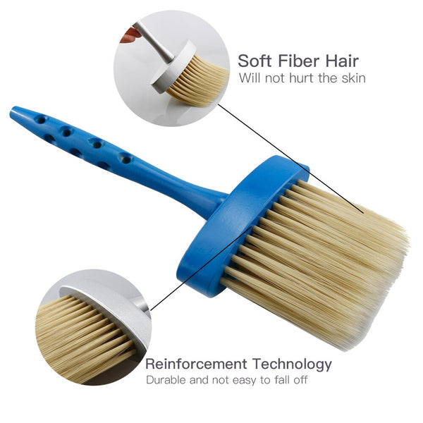 CestoMen High Quality Hair Wooden Barber Neck Brush
