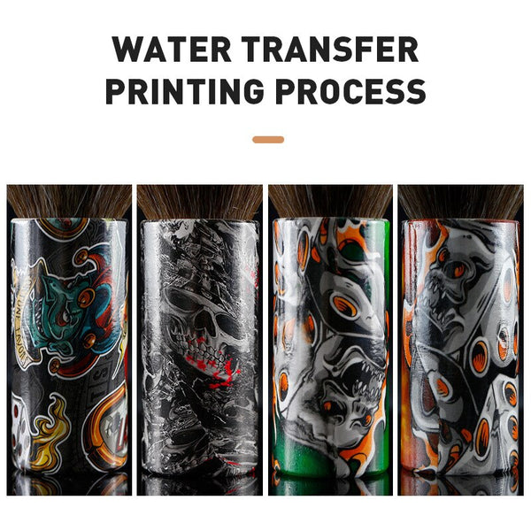 CestoMen Water Transfer Printing Soft Neck Duster Brush