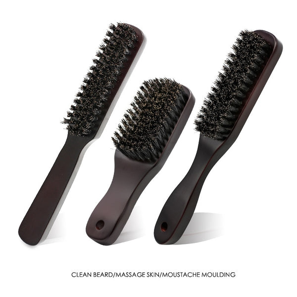 CestoMen Solid Wood Beard Massage Brush