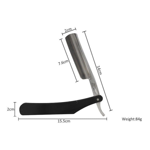 CestoMen Straight Edge Carbon Steel Sharp Blade Razor
