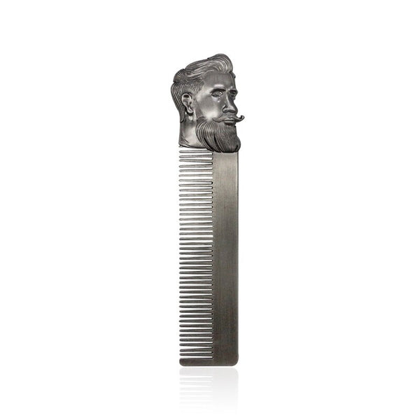 Super Steel Fine Toothed Men Beard Template Styling Comb