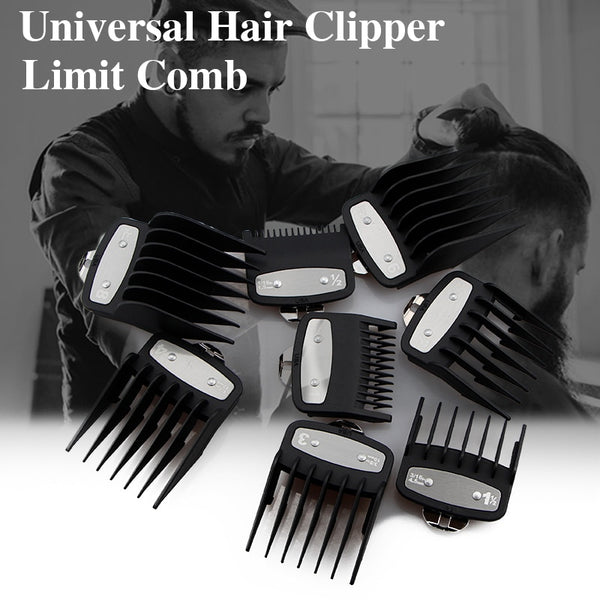 8pcs/set Transparent Hair Clipper Limit Comb