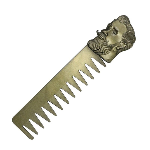 Coarse Hairdressing Comb Teeth Metal Detangle Afro Comb