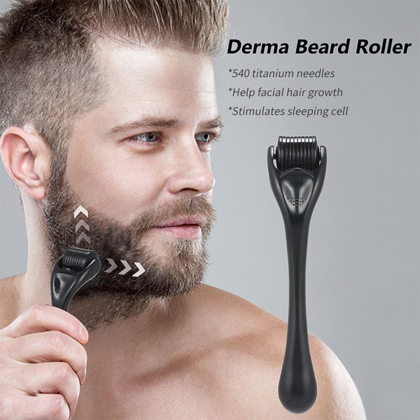 Beard Derma Roller Titanium For Hair Growth