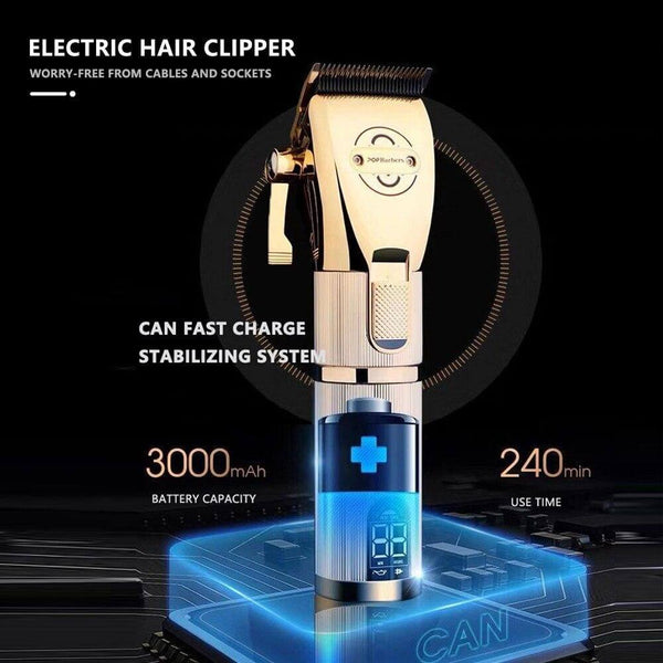 Electric Hair Clipper Rechargeable Shaver Beard Trimmer Kit