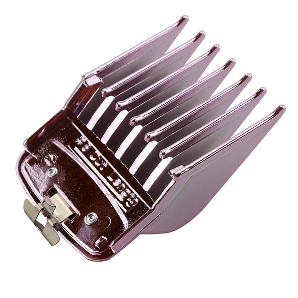 10Pcs Plating Pink Hair Clipper Guide Comb