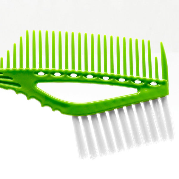 Neon Green 2 Side Dyeing Combs