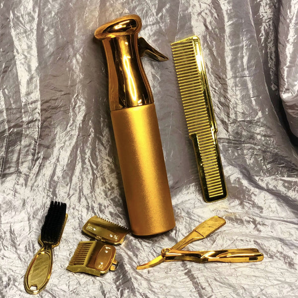 5pcs Gold Set Barber Supply