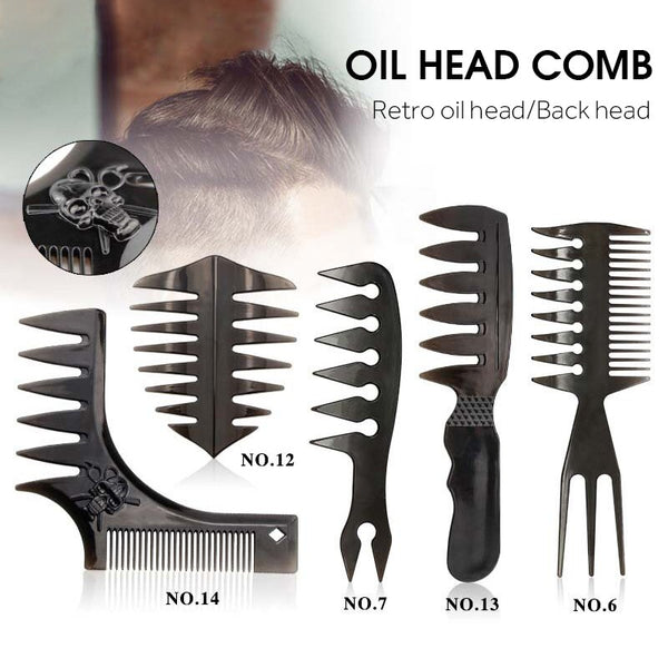 Men Oil Head Comb