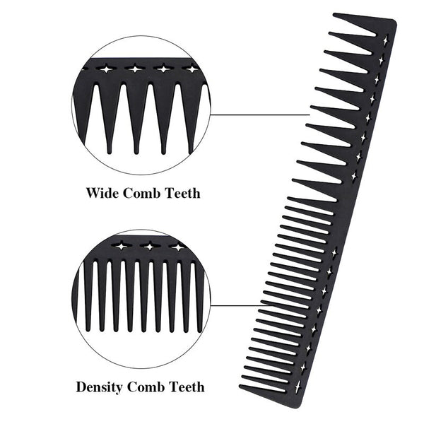 Men's Vintage Oil Head Comb Anti-static Wide-tooth Comb