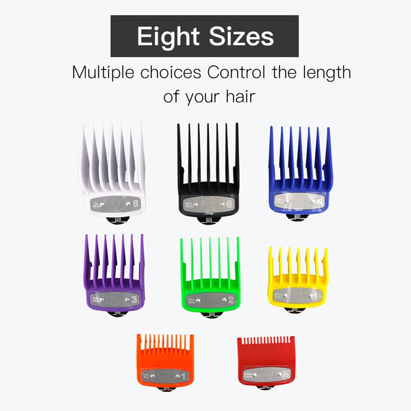 Universal 8 Sizes Metal Trimmer Limit Guard Comb