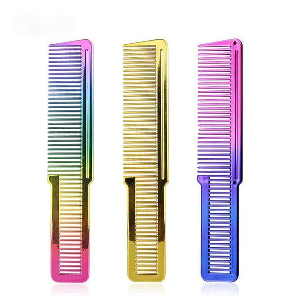 Gold Plating Barber Comb Anti-static ABS Comb