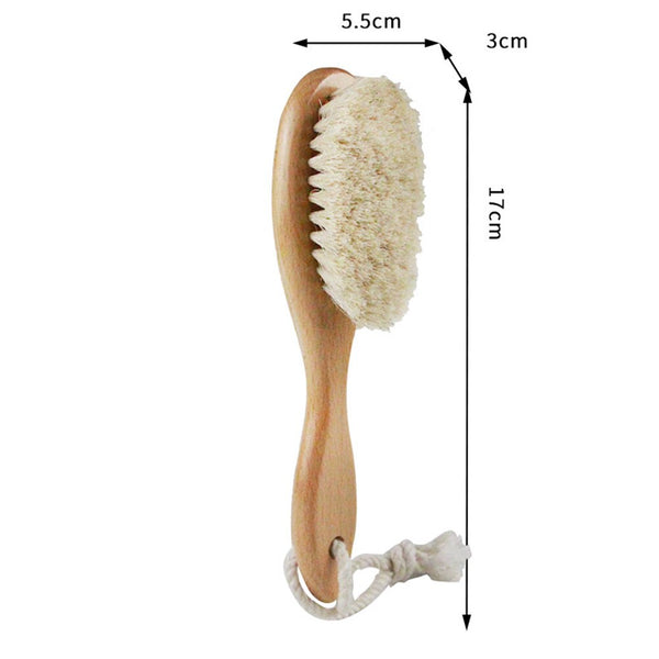 Wood Handle Horse Hair Barber Neck Duster