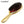 Load image into Gallery viewer, New Boar Bristle Paddle Hair Brush In Gold N Silver
