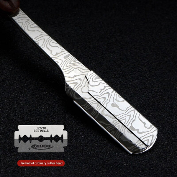 New Spider Manual Wood Handle Shaving Razor
