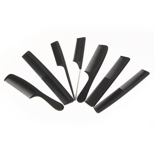 Black Carbon Fiber Hair Cutting 5pcs/Set