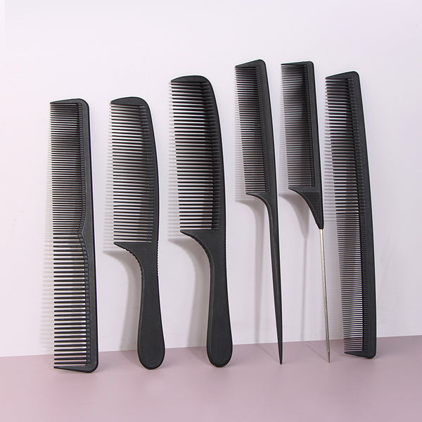 Black Carbon Fiber Hair Cutting 5pcs/Set