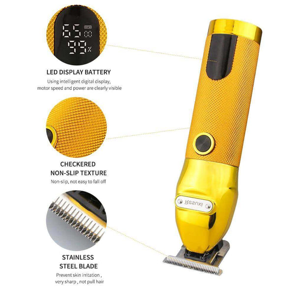 LED Cordless Clippers Men Hair Trimmer