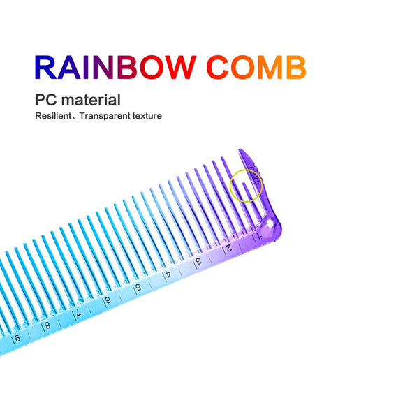 Rainbow Hair Cutting Comb