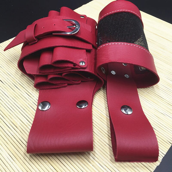 Barber Scissor Waist Bag With Belt PU Leather