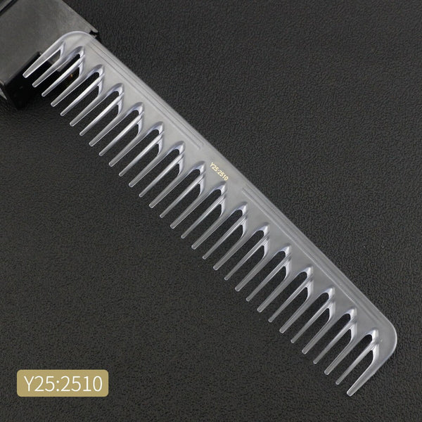 Transparent Barbershop Hair Comb